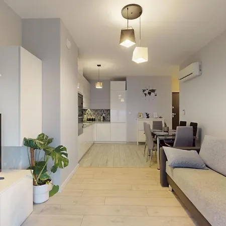 Family House Near The Market Square -perfect For Family & Business - Ksiecia Witolda Street 500 Steps To Market Square - 2 Bedrooms,2 Parking Places 公寓